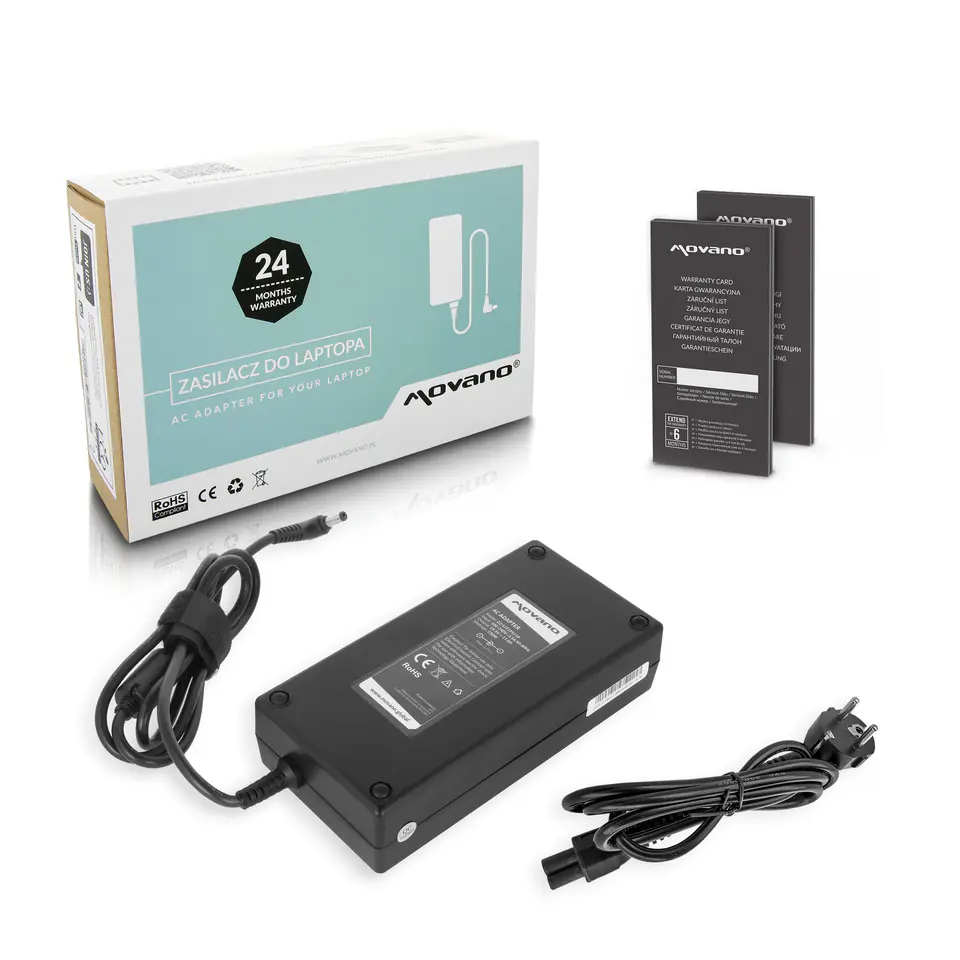 Zasilacz Movano 19.5v 11.8a (5.5x2.5) 230W do Asus, MSI w sklepie Wasserman.eu