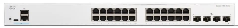 ⁨Cisco C1300-24T-4X Networklinks Managed L2/L3 Gigabit Ethernet (10/100/1000) White⁩ at Wasserman.eu