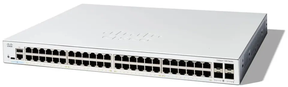 ⁨Cisco C1300-48T-4G Networklinks Managed L2/L3 Gigabit Ethernet (10/100/1000) White⁩ at Wasserman.eu