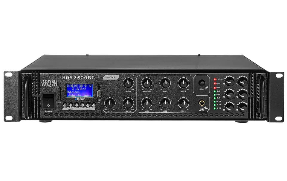 ⁨HQM2500BC - wzmacniacz PA 500W⁩ w sklepie Wasserman.eu