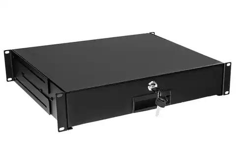 ⁨SZP600 - szuflada 19" 2U - 483x350mm⁩ w sklepie Wasserman.eu