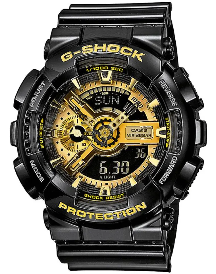 ⁨Zegarek Męski CASIO G-SHOCK GA-110GB-1AER 20 Bar Do nurkowania + BOX⁩ w sklepie Wasserman.eu