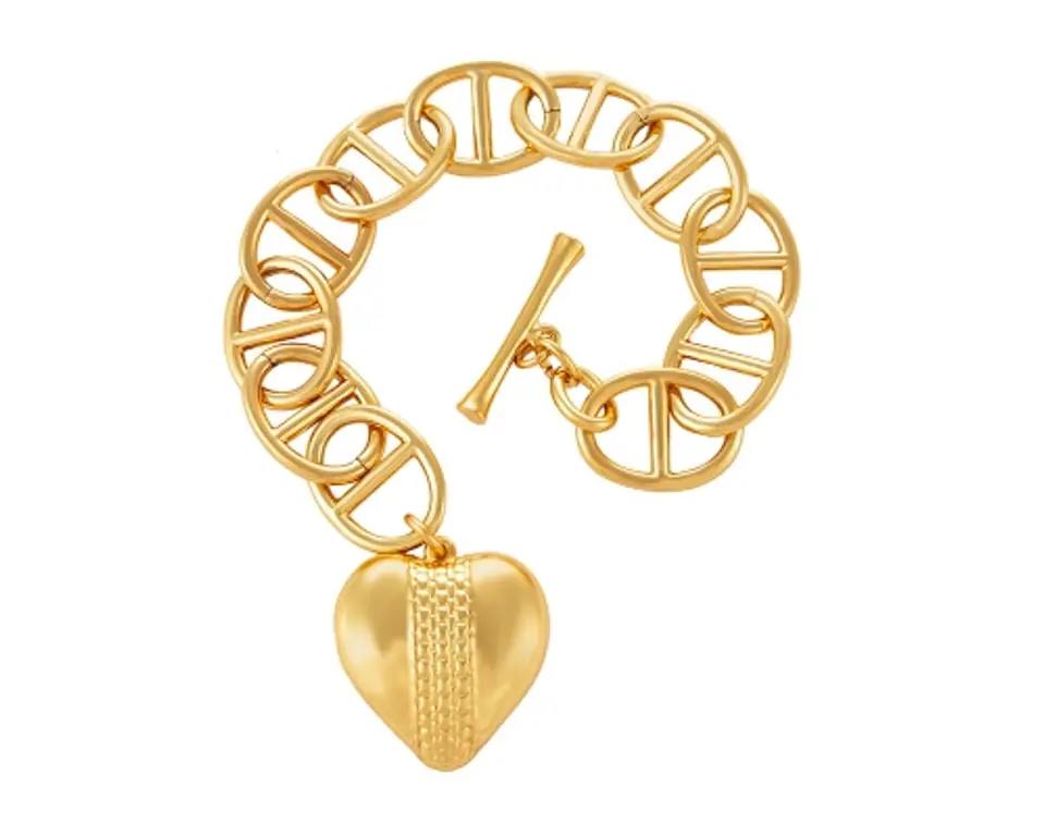 ⁨Bransoletka z sercem z kolekcji Heart Harmony (B23/ZIM/17AU)⁩ w sklepie Wasserman.eu