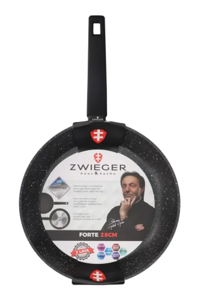 ⁨ZWIEGER FORTE Patelnia 28cm⁩ w sklepie Wasserman.eu