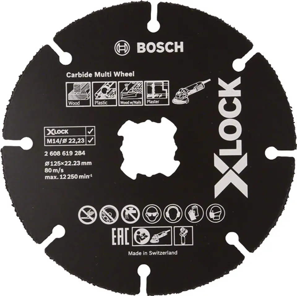 ⁨TARCZA TNĄCA X-LOCK CARBIDE MULTI WHEEL 125*1*22.23 10 SZT.⁩ w sklepie Wasserman.eu