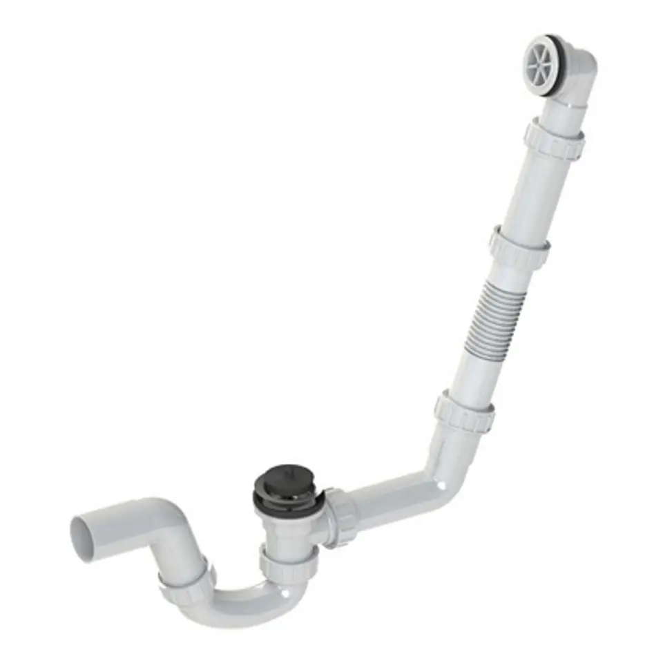 SYFON WANNOWY NADSTROPOWY METALOWY w sklepie Wasserman.eu