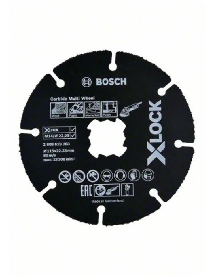 ⁨TARCZA TNĄCA X-LOCK CARBIDE MULTI WHEEL 115*1*22.23 10 SZT.⁩ w sklepie Wasserman.eu