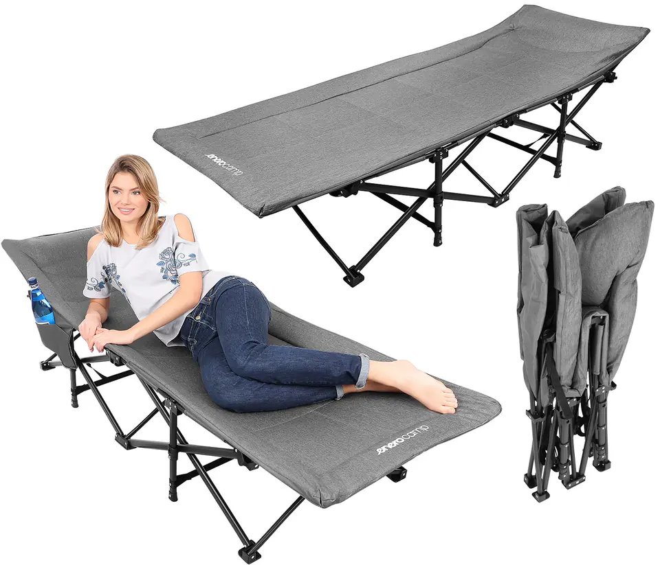 ⁨ŁÓŻKO TURYSTYCZNE SKŁADANE DELUXE JOURNEY 190x70x36,5CM⁩ w sklepie Wasserman.eu