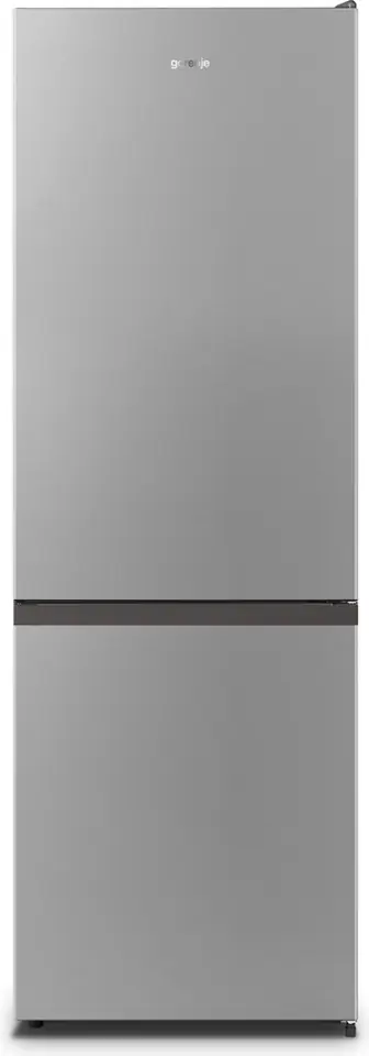 ⁨Gorenje NRK6182PS4 fridge-freezer Freestanding 292 L E Grey⁩ at Wasserman.eu