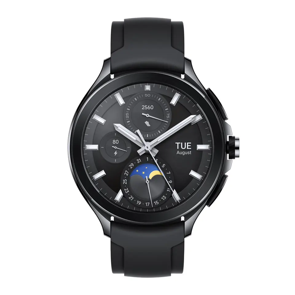 Xiaomi Watch 2 Pro BT Black Case with Black Fluororubber Strap w sklepie Wasserman.eu