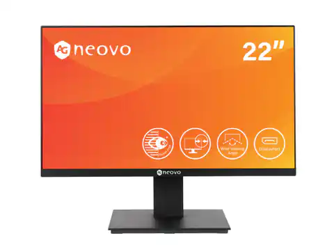 ⁨AG Neovo LA-2202 LED display 54.6 cm (21.5") 1920 x 1080 pixels Full HD LCD Black⁩ at Wasserman.eu