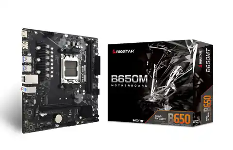 ⁨Biostar B650MT motherboard AMD B650 Socket AM5 micro ATX⁩ at Wasserman.eu