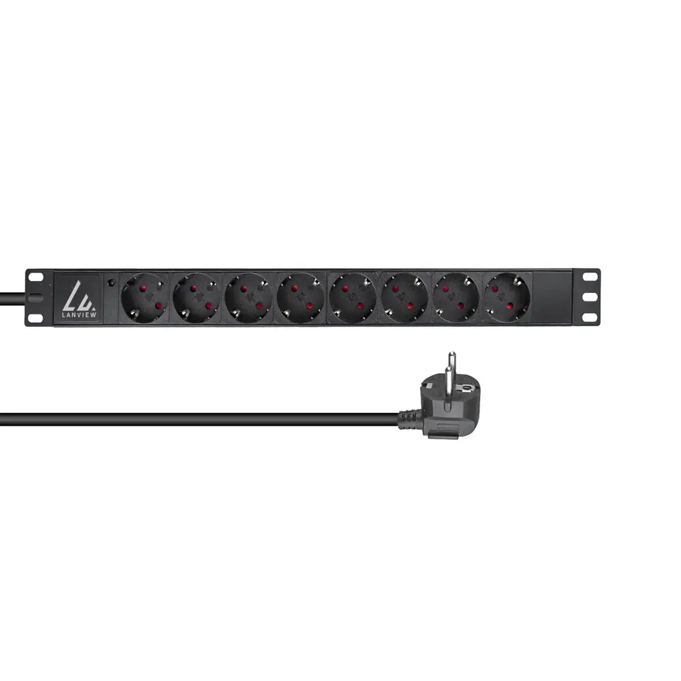 ⁨Lanview 19'' rack mount power strip,⁩ w sklepie Wasserman.eu