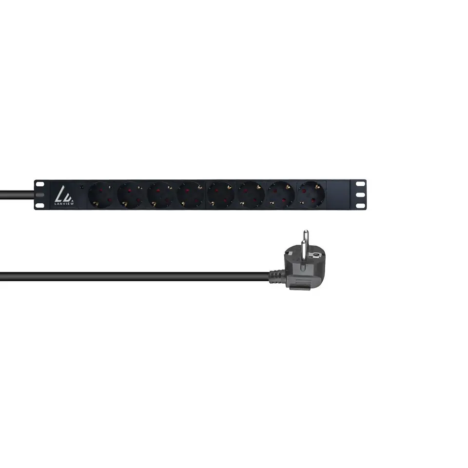 ⁨Lanview 19'' rack mount power strip,⁩ w sklepie Wasserman.eu