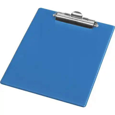 ⁨Deska z klipem A4 FOKUS niebieska 0315-0002-03 PANTA PLAST⁩ w sklepie Wasserman.eu