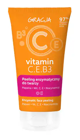 ⁨GRACJA Vitamin C.E.B3 Peeling enzymatyczny do twarzy 75 ml⁩ w sklepie Wasserman.eu