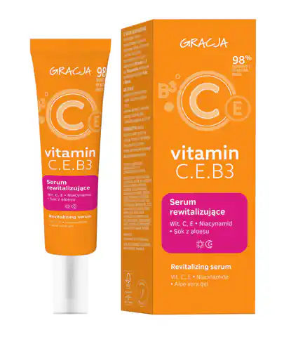 ⁨GRACJA Vitamin C.E.B3 Serum rewitalizujące do twarzy 30 ml⁩ w sklepie Wasserman.eu