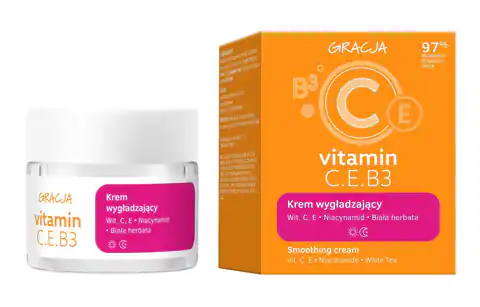 ⁨GRACJA Vitamin C.E.B3 Krem wygładzający 50 ml⁩ w sklepie Wasserman.eu