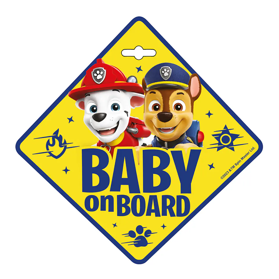 ⁨TABLICZKA BABY ON BOARD PSI PATROL BOYS⁩ w sklepie Wasserman.eu