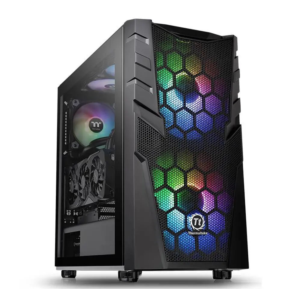 ⁨Thermaltake Commander C 32 Midi Tower Black⁩ at Wasserman.eu