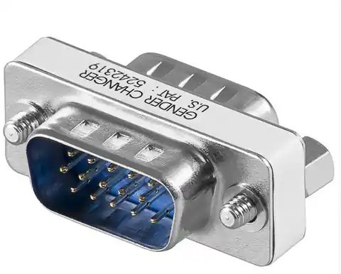 ⁨Adapter AKYGA D-Sub 15-pin - D-sub 15-pin D-Sub 15-pin (wtyk) - D-sub 15-pin (wtyk) AK-AD-19⁩ w sklepie Wasserman.eu