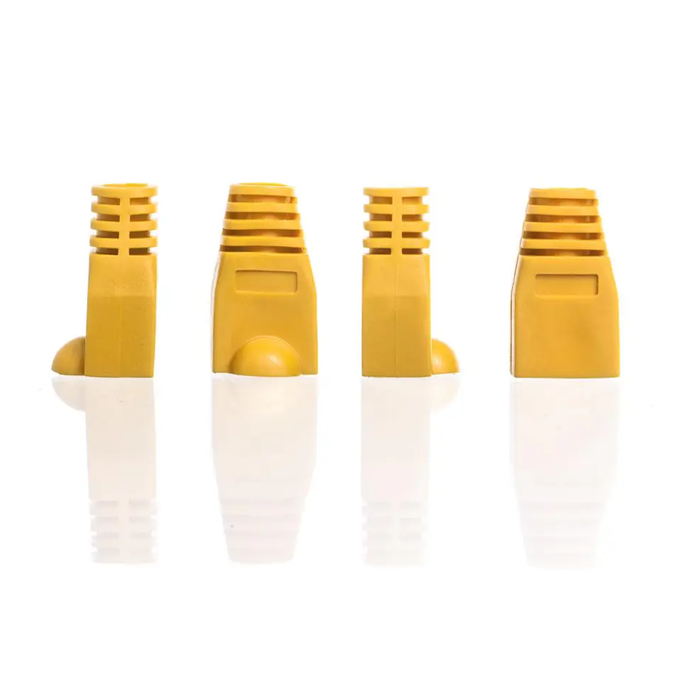 ⁨NETRACK RJ45 8p 100 sztuk Żółty Osłonka⁩ w sklepie Wasserman.eu