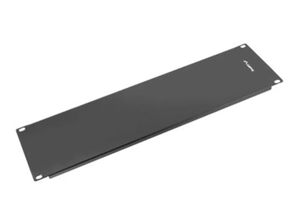 ⁨LANBERG 19inch blanking panel 3U black⁩ w sklepie Wasserman.eu