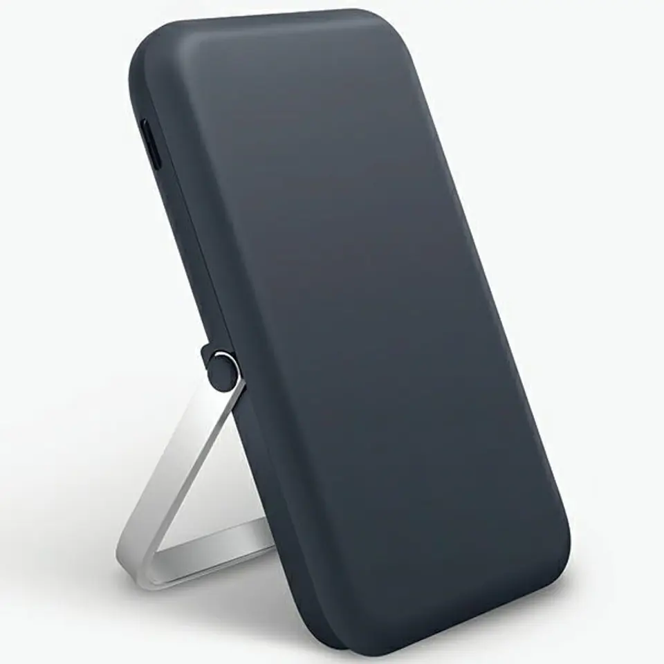 ⁨UNIQ Powerbank Hoveo 5000mAh USB-C 20WPD Fast charge Wireless Magnetic niebieski/storm blue⁩ w sklepie Wasserman.eu