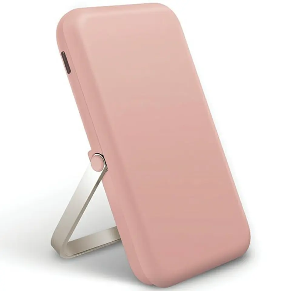 ⁨UNIQ Powerbank Hoveo 5000mAh USB-C 20W PD Fast charge Wireless Magnetic różowy/blush pink⁩ w sklepie Wasserman.eu