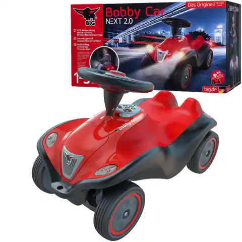 ⁨BIG Bobby Car Next 2.0 Czerwony Światła LED⁩ w sklepie Wasserman.eu