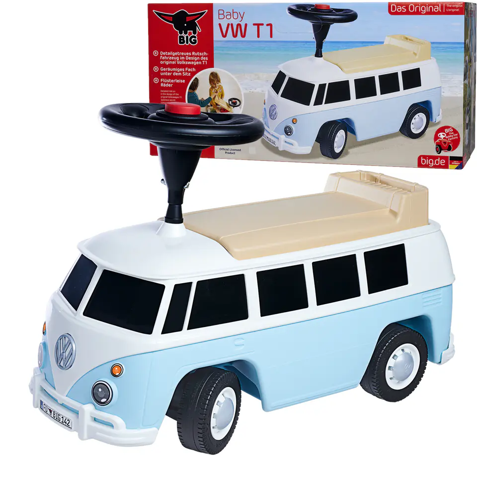 ⁨BIG Jeździk VW T1 Niebieski Kamper Volkswagen Van⁩ w sklepie Wasserman.eu