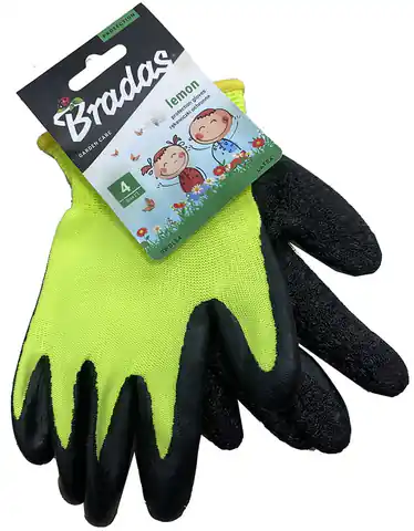 ⁨Rękawice ochronne dla dzieci Lemon Kids lateks rozmiar 4⁩ w sklepie Wasserman.eu