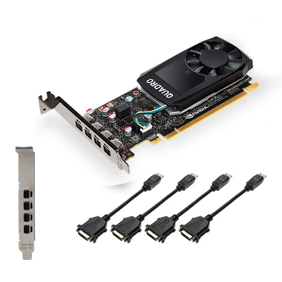 ⁨Quadro P1000v2 4GB DDR5 64BIT 4xmDP/DVI⁩ at Wasserman.eu