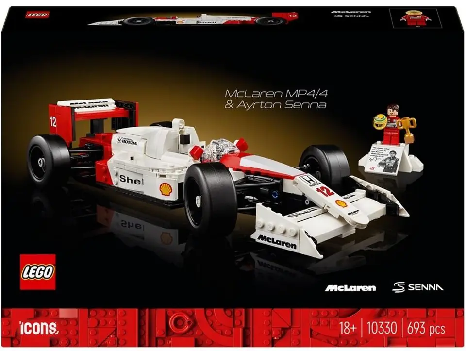 ⁨Lego ICONS 10330 McLaren MP4/4 i Ayrton Senna⁩ w sklepie Wasserman.eu