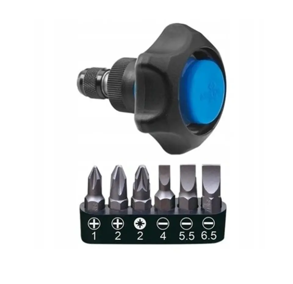 ⁨RATCHET MINI 1/4' BIBIT HOLDER + BIT SET 6PCS⁩ at Wasserman.eu