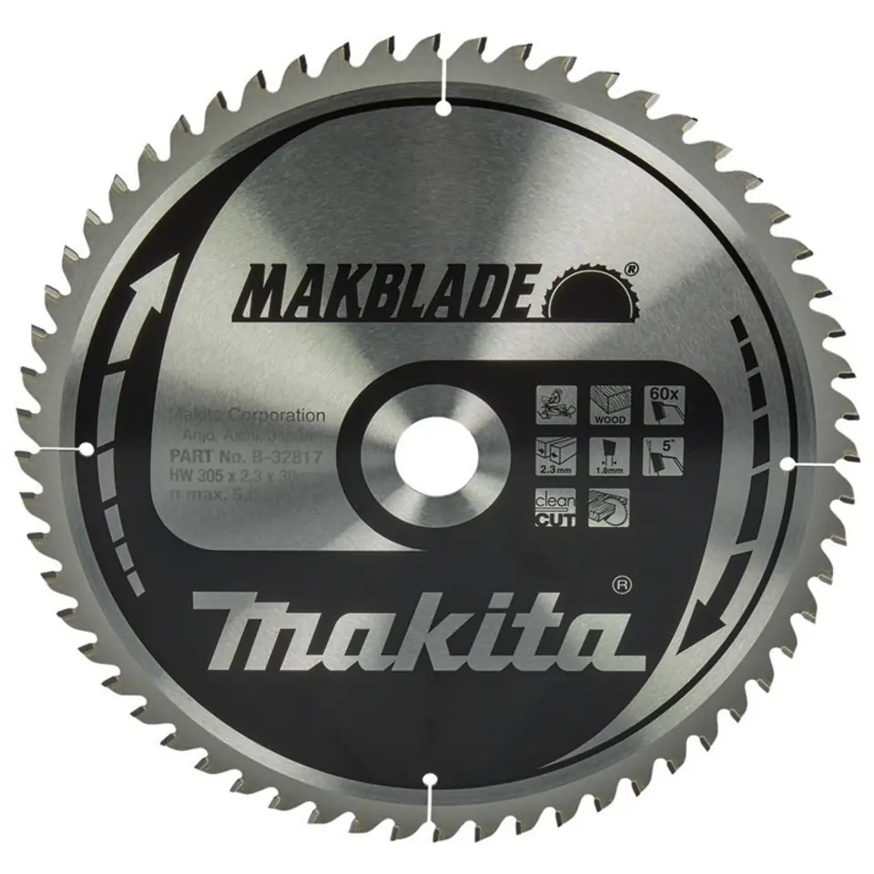 PIŁA SPIEKOWA DO DREWNA MAKBLADE 305*30MM 60Z w sklepie Wasserman.eu