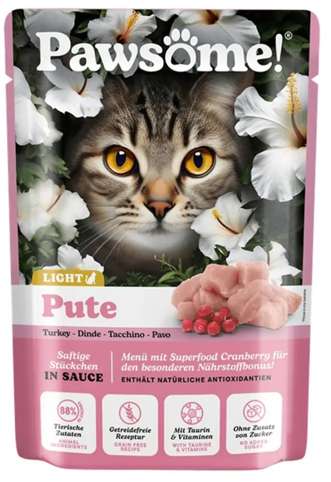 ⁨Pawsome Adult Light Pute - indyk saszetka 85g⁩ w sklepie Wasserman.eu