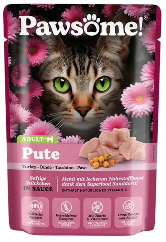 ⁨Pawsome Adult Pute - indyk saszetka 85g⁩ w sklepie Wasserman.eu