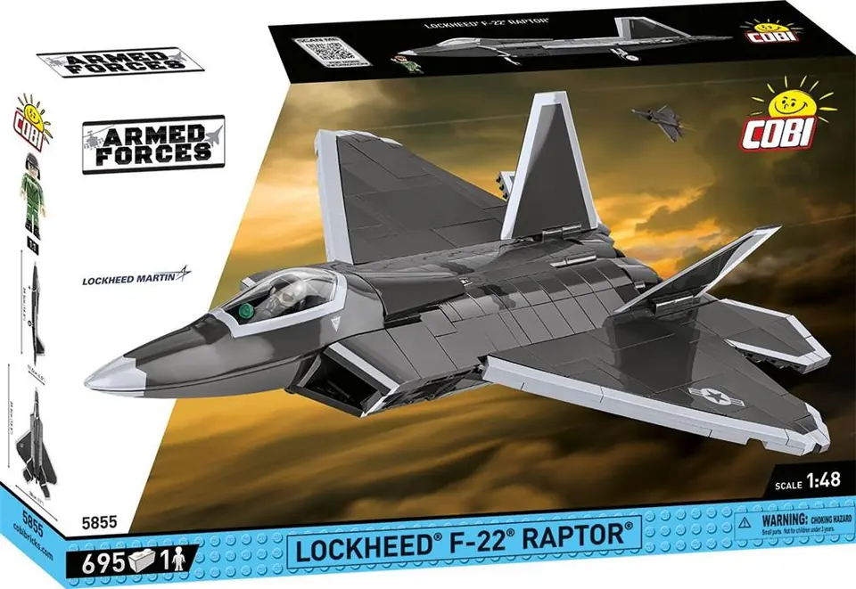 ⁨COBI 5855 Armed Forces Lockheed F-22 Raptor 695 pads⁩ at Wasserman.eu