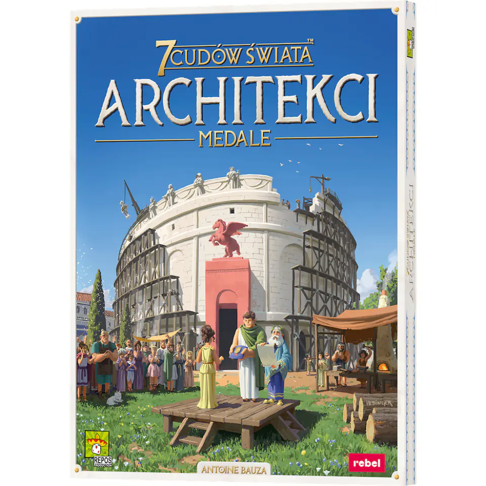 ⁨GRA ARCHITEKCI 7 CUDÓW ŚWIATA: MEDALE dodatek - REBEL⁩ w sklepie Wasserman.eu