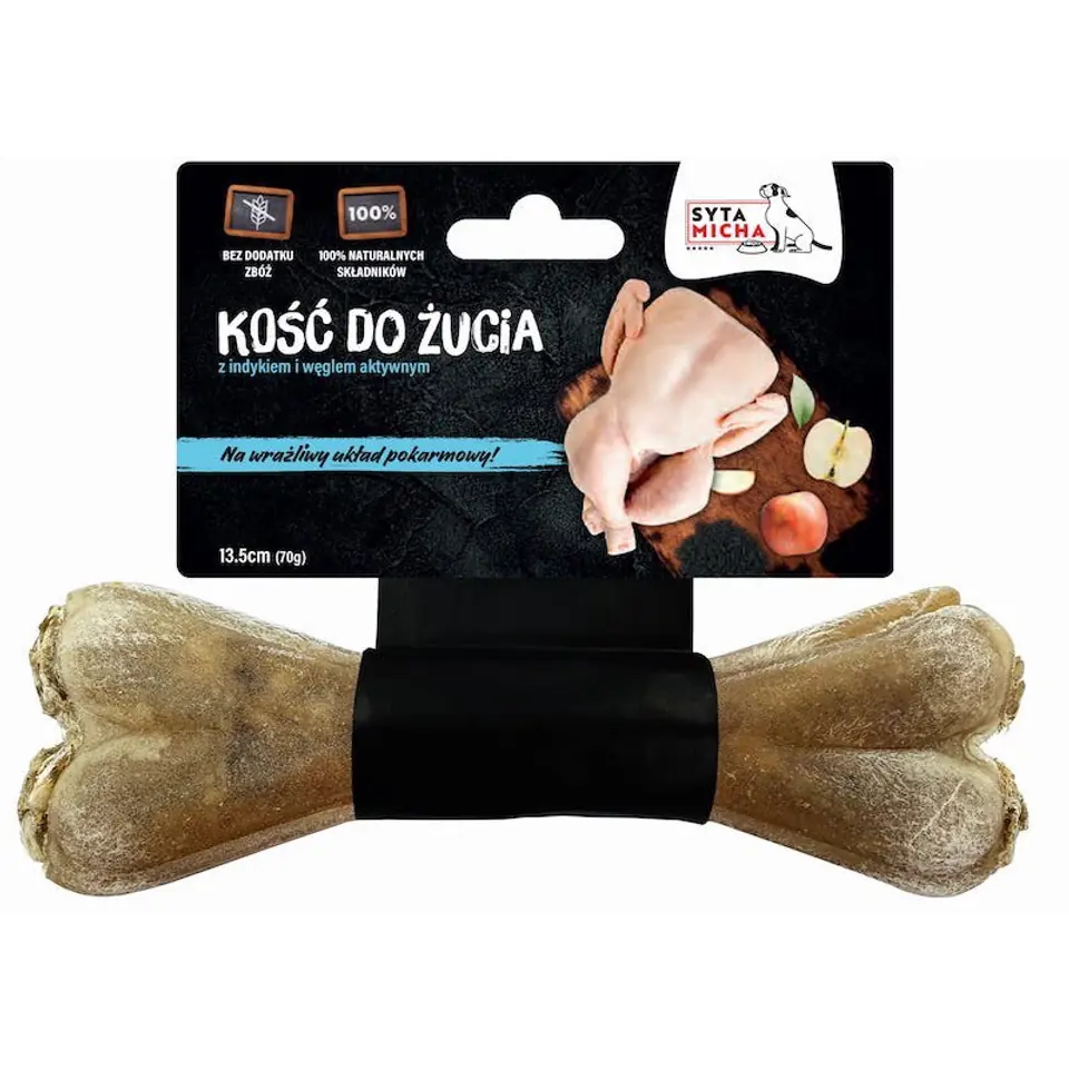 ⁨SYTA MICHA Turkey chew bone - dog treat - 13.5 cm⁩ at Wasserman.eu
