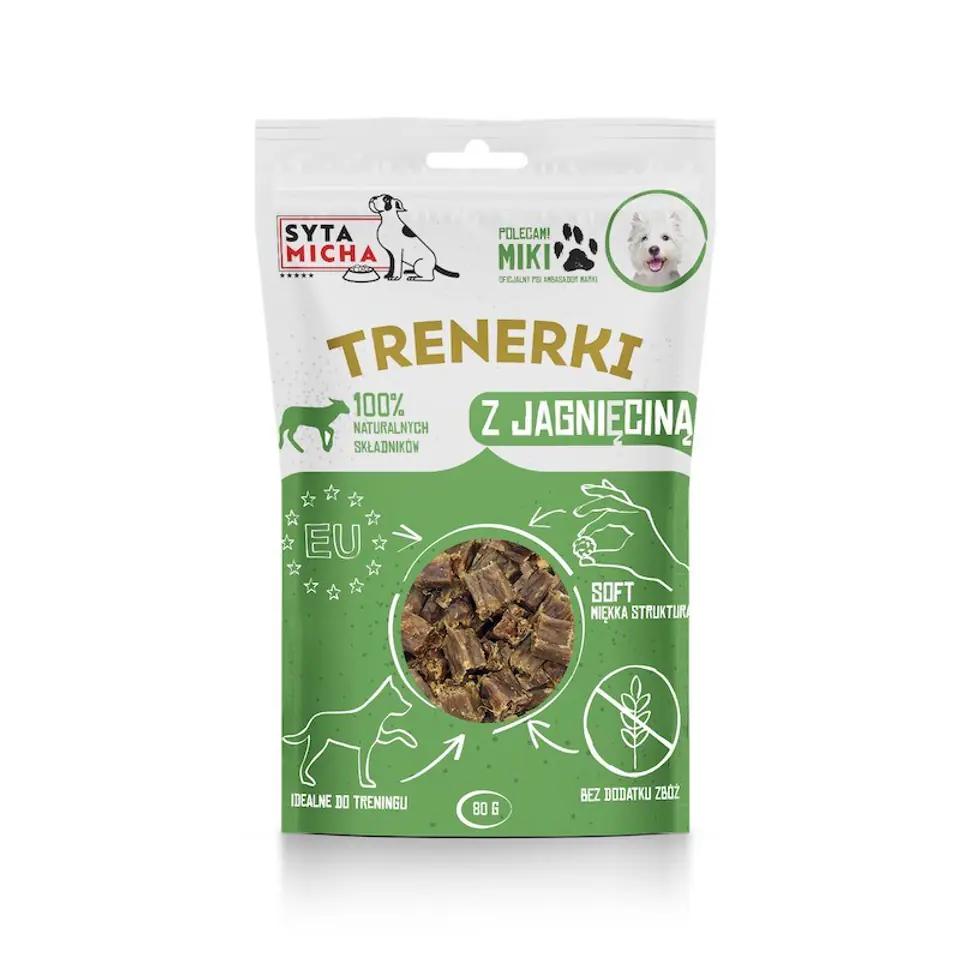 ⁨SYTA MICHA Trainers with lamb for dogs - dog treat - 80 g⁩ at Wasserman.eu