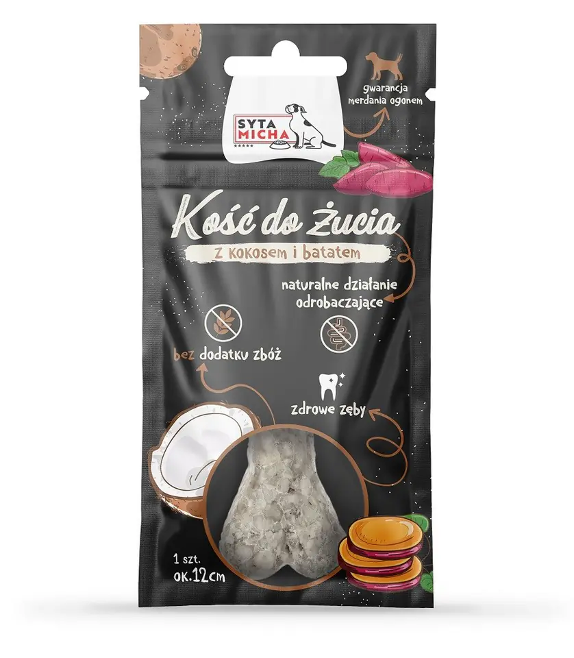 ⁨SYTA MICHA Coconut with sweet potato - dog chew - 12 cm⁩ at Wasserman.eu