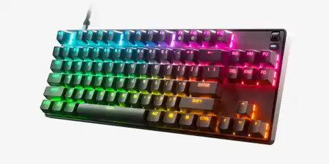 ⁨SteelSeries Gaming Keyboard Apex 9 TKL, RGB LED light, US, Black, Wired⁩ at Wasserman.eu