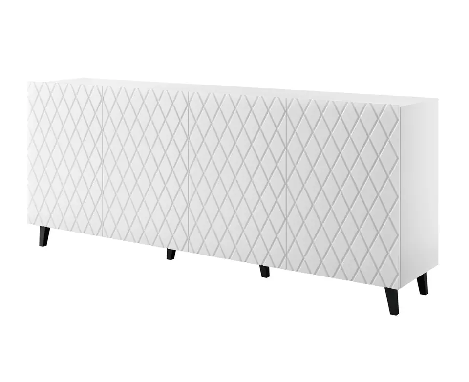 ⁨ASTI chest of drawers 200x42x82 white matt⁩ at Wasserman.eu