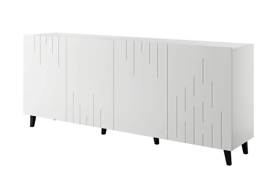 Komoda BARI 200x42x82 biały mat w sklepie Wasserman.eu