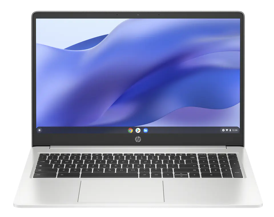 ⁨HP Chromebook 15a-na0002nw 39.6 cm (15.6") Full HD Intel® Celeron® N4500 8 GB LPDDR4x-SDRAM 128 GB eMMC Wi-Fi 5 (802.11ac) ChromeOS Silver⁩ at Wasserman.eu