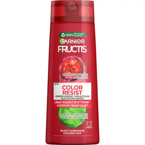 ⁨Fructis Color Resist Shampoo for colored and stranded hair 250ml⁩ at Wasserman.eu