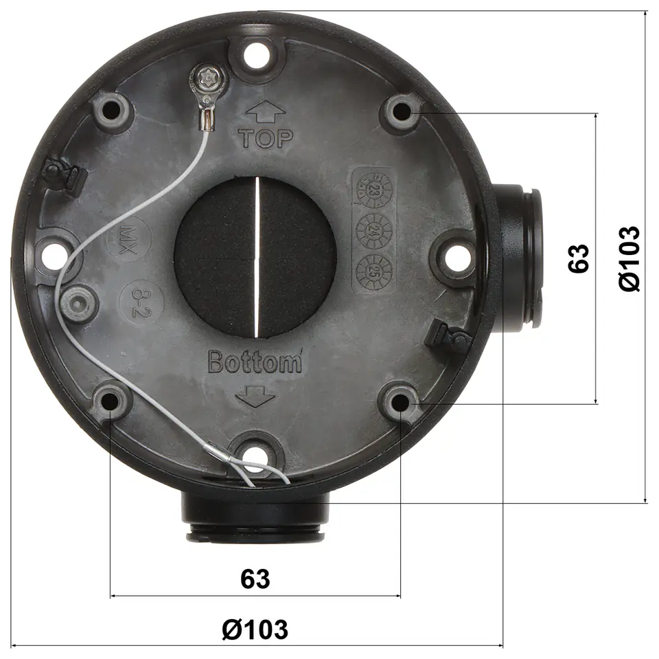 ⁨UCHWYT KAMERY DS-1260ZJ-BLACK Hikvision⁩ w sklepie Wasserman.eu