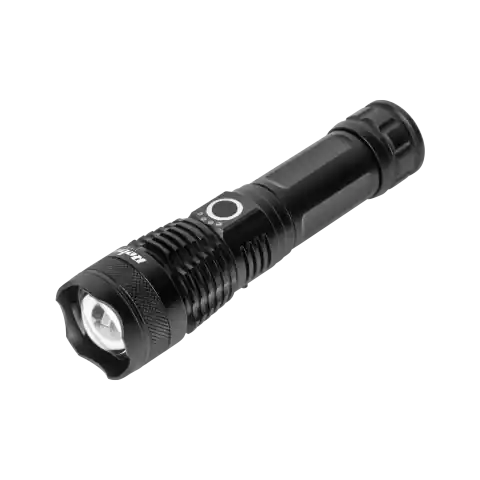 ⁨Rebel 10W Rechargeable LED Flashlight⁩ at Wasserman.eu